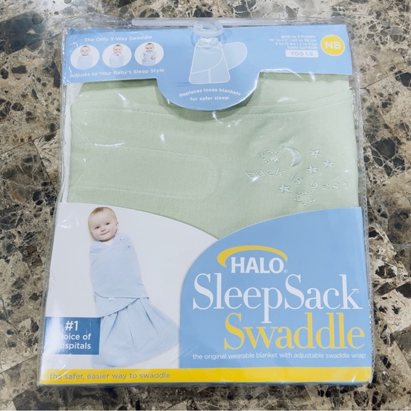 Halo Other Halo Sleepsack Swaddle New Born Nb Green Poshmark